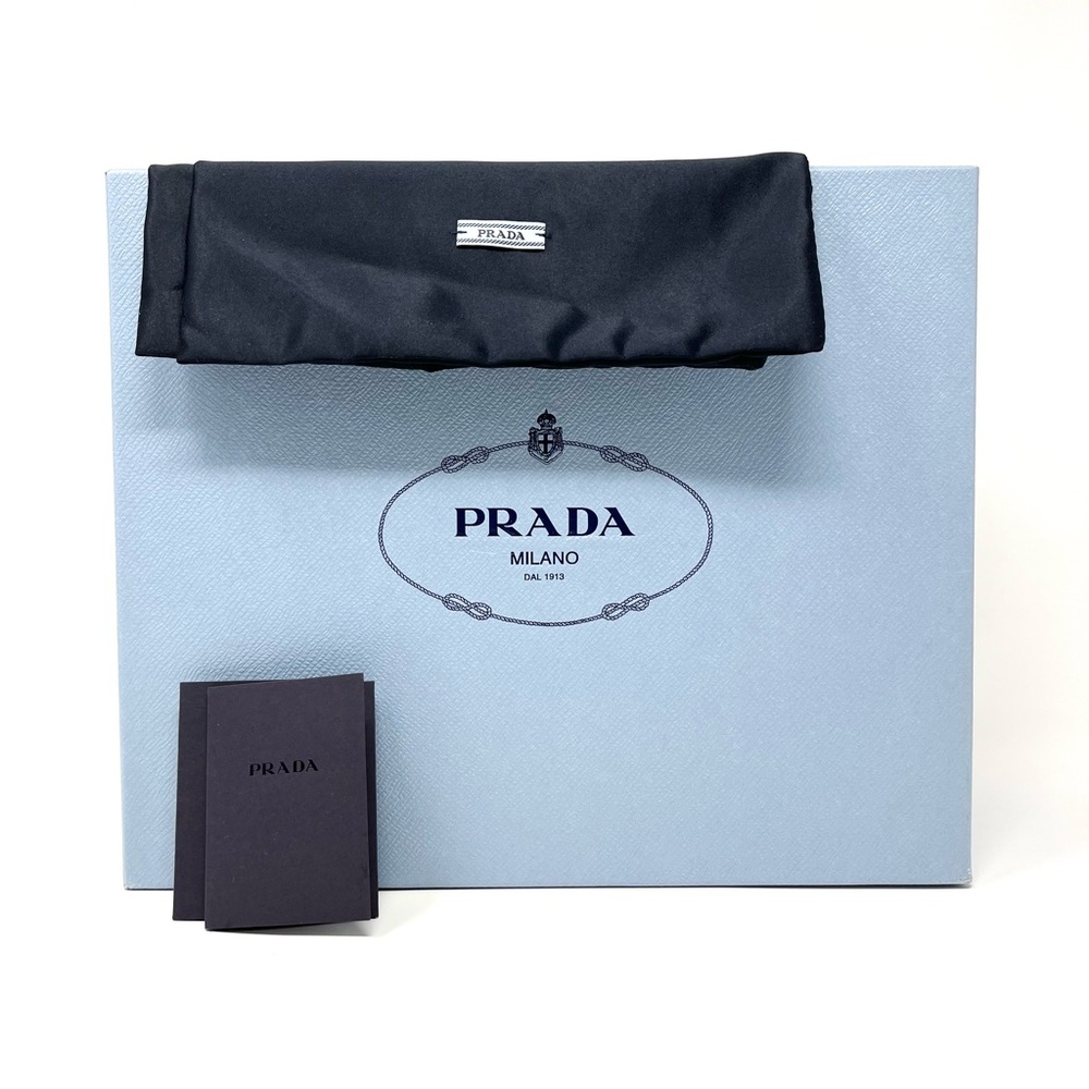 RARE Prada SS20 White Black Logo Brushed Leather Slingback Loafers Heels 39 9 - Picture 3 of 13